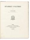 MATHIEU, ÉMILE. Dynamique Analytique.  1878